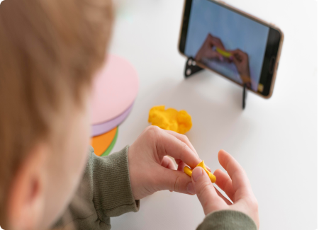 Boy with tablet